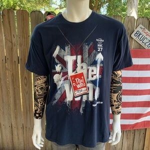 Vintage the Who Band Hard Rock Café T-shirt Double Sided Size XL